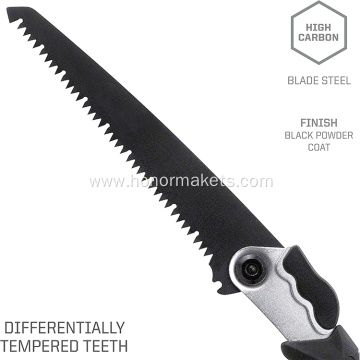 Garden Hand Folding Pruning Saw Black Camping Removable Blade outdoor Saw garden branch pruning saw